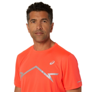LITE-SHOW SHORT SLEEVE TOP | Sunrise Red | T-Shirts & Tops
