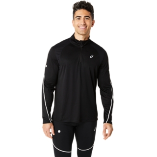 ROAD LITE-SHOW 1/2 ZIP TOP, Performance Black