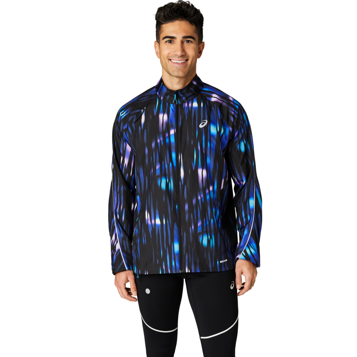 Мужская куртка ASICS Road Lite-Show Packable, цвет: Синий — фото 1