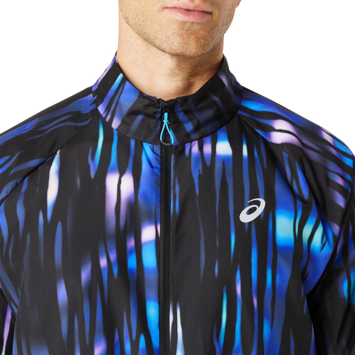 Мужская куртка ASICS Road Lite-Show Packable, цвет: Синий — фото 4