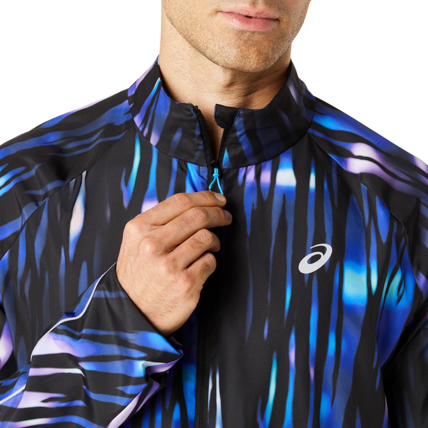 Мужская куртка ASICS Road Lite-Show Packable, цвет: Синий — фото 5
