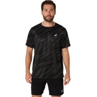 ASICS CORE ALL OVER PRINT SS TOP, Image 1 of 5