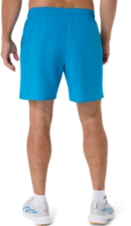 Image 2 of 6 of Men's AEGEAN BLUE ASICS SILVER 7IN SHORT Men bottoms