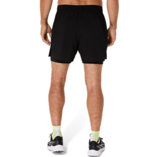 ASICS SILVER 2N1 5IN SHORT | Rainy Lake/Oasis Green | Shorts | ASICS