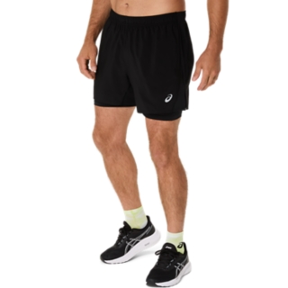 ASICS SILVER 2N1 5IN SHORT | Rainy Lake/Oasis Green | Shorts | ASICS