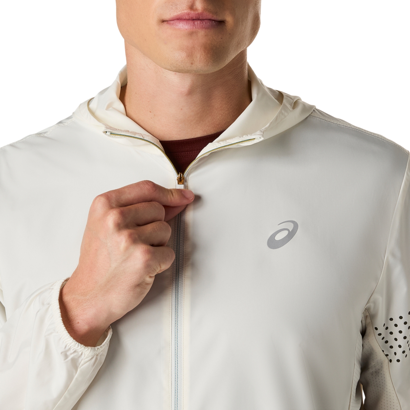 Мужская куртка ASICS Icon, цвет: Кремовый — фото 3