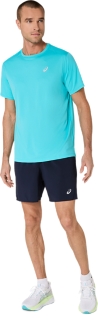Image 5 of 5 of Men's ENERGY AQUA ASICS SILVER SS TOP Men Tops
