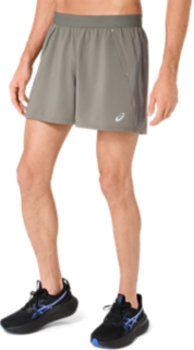 Image 3 of 8 of Men's TRUFFLE GREY ROAD 5IN SHORT Shorts