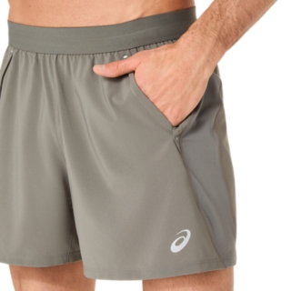 Image 4 of 8 of Men's TRUFFLE GREY ROAD 5IN SHORT Shorts