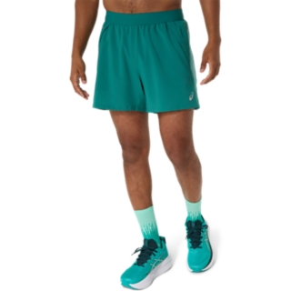 ROAD 5 INCH SHORT Men Rainy Lake Light Teal Mens Shorts ASICS Australia