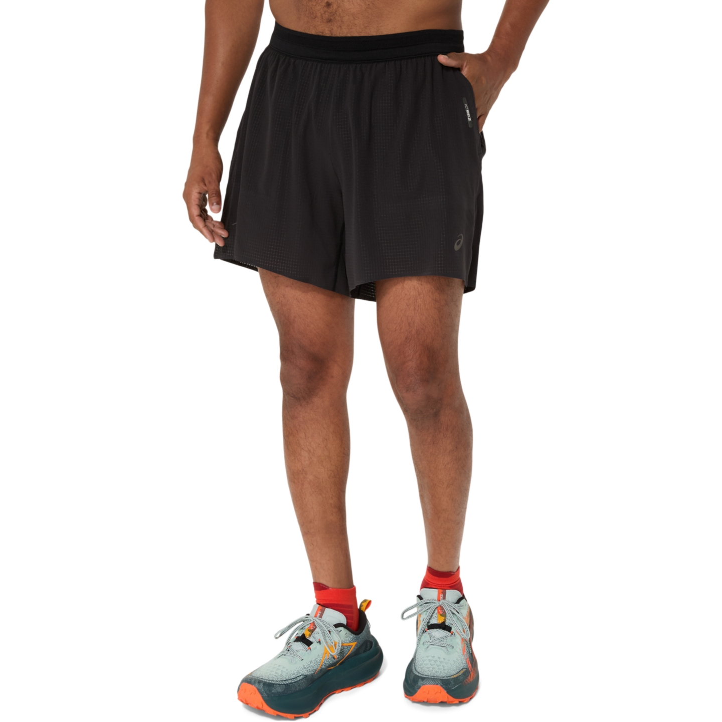 Мужские шорты ASICS Fujitrail Elite, цвет: Чёрный — фото 1