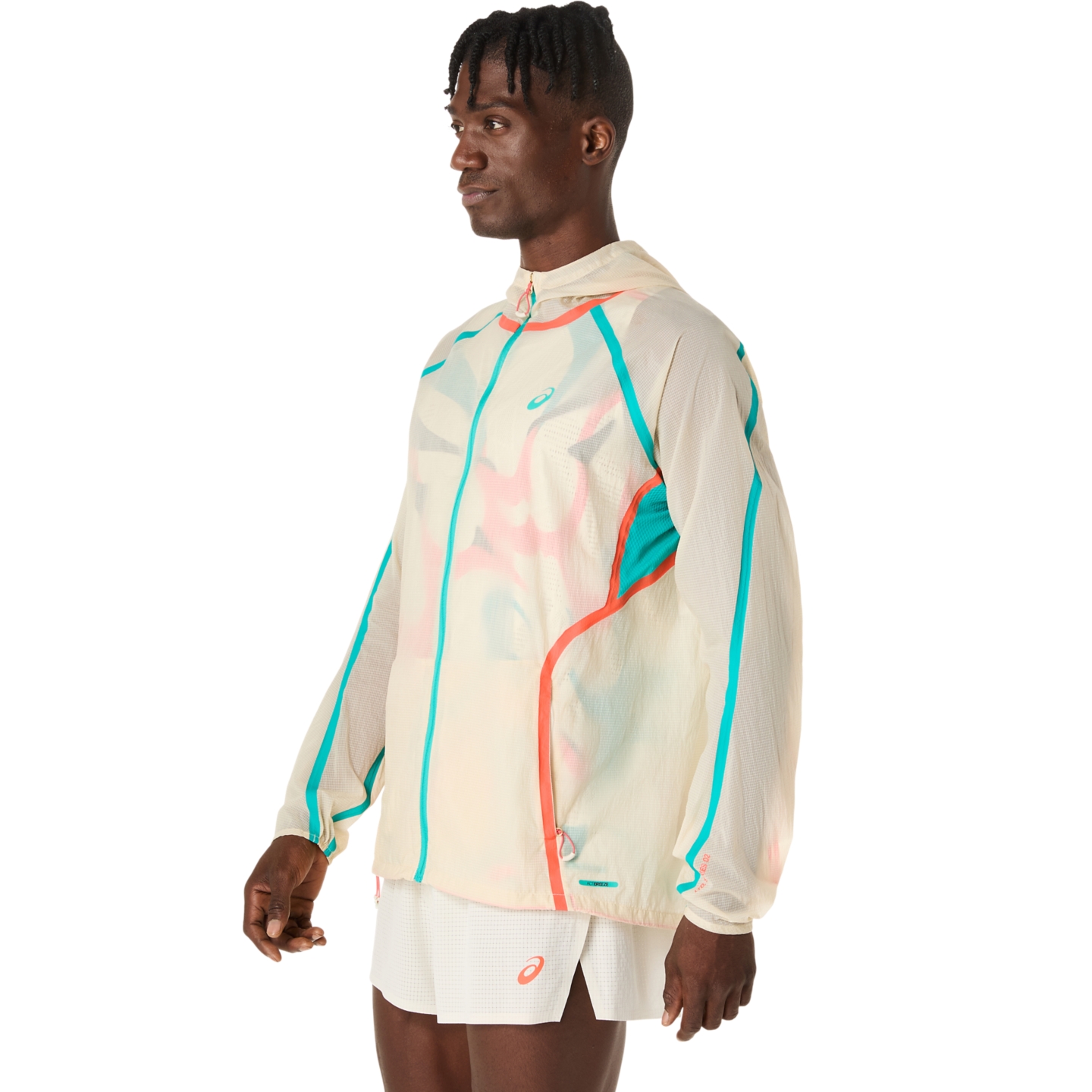 Мужская куртка ASICS Limited Series Road Packable, цвет: Берёзовый — фото 2