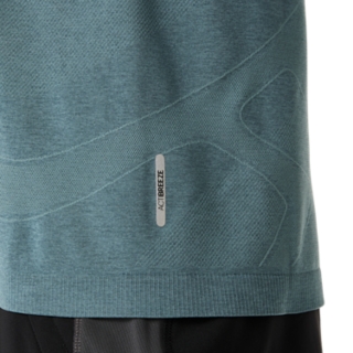 Image 6 of 7 of Men's FOGGY TEAL ROAD SEAMLESS SS TOP Men's Short Sleeve Shirts