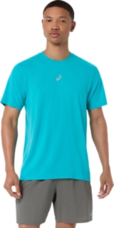 Alternative image view of ROAD SEAMLESS SS TOP,  ENERGY AQUA