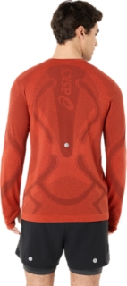 ROAD SEAMLESS LS TOP, Singed Red 2