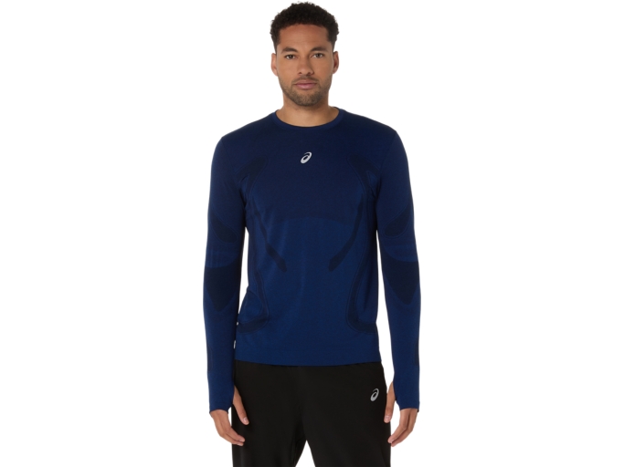 ROAD SEAMLESS LS TOP | Men | MIDNIGHT | Men's Long Sleeve Shirts