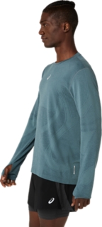 ROAD SEAMLESS LS TOP, Foggy Teal 3