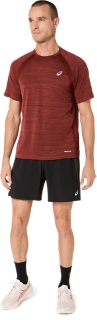 Image 7 of 7 of Men's SINGED RED ROAD SS TOP Men's Short Sleeve Shirts