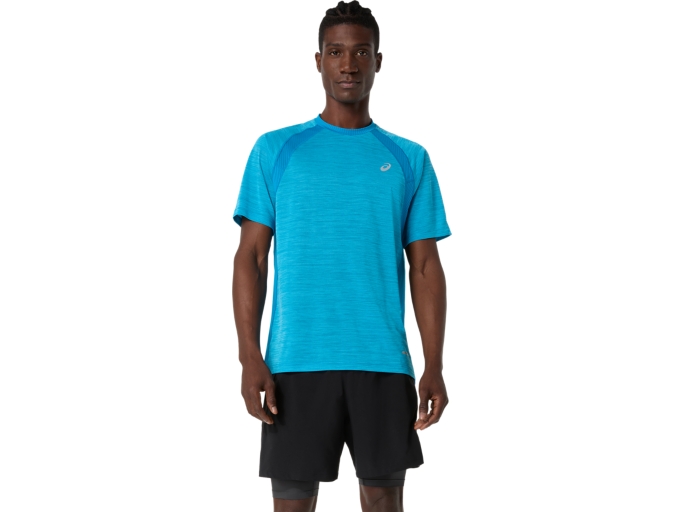 shi ROAD SS TOP | Men | AEGEAN BLUE | Men's Short Sleeve Shirts