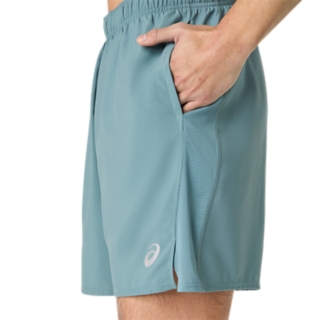 Image 4 of 7 of Men's FOGGY TEAL ICON 7IN SHORT Shorts