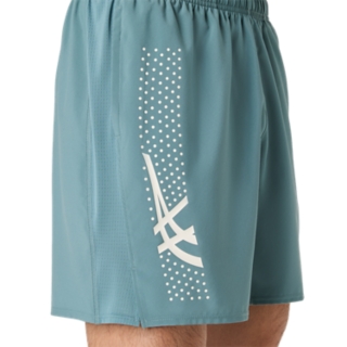 Image 6 of 7 of Men's FOGGY TEAL ICON 7IN SHORT Shorts