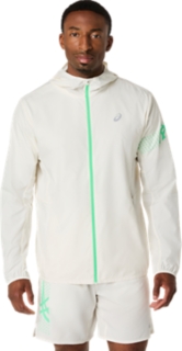 Alternative image view of ICON JACKET,  CREAM/VITAL GREEN