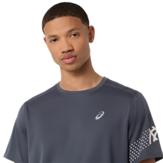 Image 4 of 6 of Men's CARRIER GREY ICON SS TOP Running Clothing