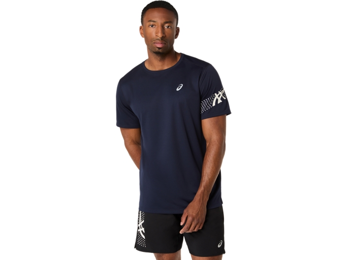 USH  ICON SS TOP | Men | MIDNIGHT/CREAM | Men's Short Sleeve Shirts