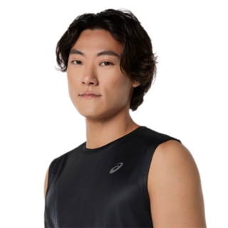 ランニンググラフィックスリーブレスシャツ、画像 4 / 5