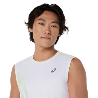 ランニンググラフィックスリーブレスシャツ、画像 4 / 5