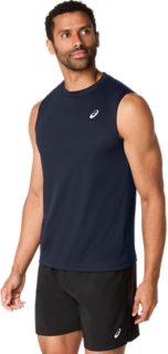 Image 3 of 6 of Men's MIDNIGHT MESH SLEEVELESS TOP Men's Tank Tops