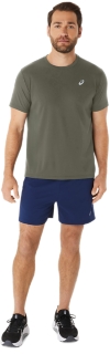 Image 5 of 5 of Men's MANTLE GREEN MESH SHORT SLEEVE TOP Men's Short Sleeve Shirts