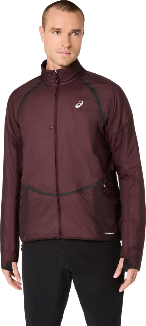 Мужская куртка ASICS Road Winter, цвет: Dark Currant