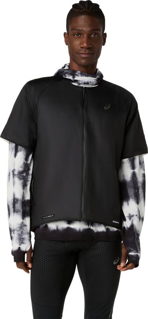 Мужская куртка ASICS Limited Series Winter Short Sleeve, цвет: Чёрный