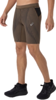 MOTION MUSCLE SUPPORTスピードポケットタイツ, Kuriiro Brown 3