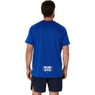 SM26 ASICS SILVER SS TOP, Asics Blue 2