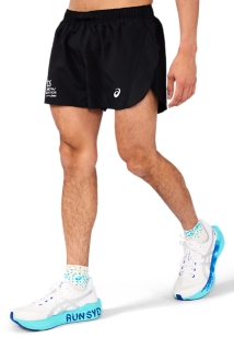 SM26 ASICS SILVER SPLIT SHORT, Image 3 of 6