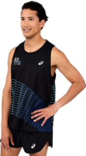 SM26 ASICS SILVER SINGLET, Image 3 of 7