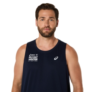GCM26 ASICS SILVER SINGLET, Image 4 of 5