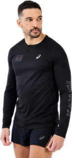 GCM26 ASICS SILVER LONG SLEEVED TOP, Image 3 of 6