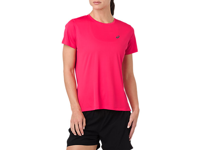 Image 1 of 7 of SILVER SHORT SLEEVED TOP color Pixel Pink