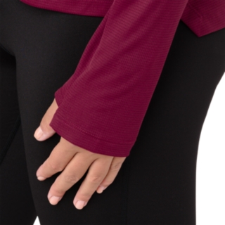 SILVER LS 1/2 ZIP TOP, Image 10 of 10