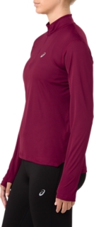 SILVER LS 1/2 ZIP TOP, Image 3 of 10