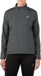 SILVER JACKET Women Dark Grey notdisplayed ASICS UK