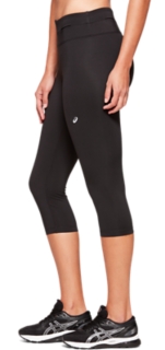 WOMEN'S FIETRO CAPRI, Performance Black, Tights & Leggings