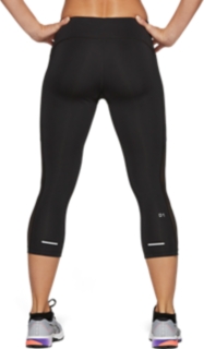 Women's Capri Running Leggings (Black), Scimitar Sportswear