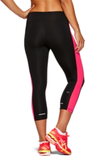 Champion Women's Performax Performance Capri Legging, Black/Raspberry  Shock, X-Large : : Sports & Outdoors