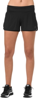 asics 2 in 1 running shorts womens