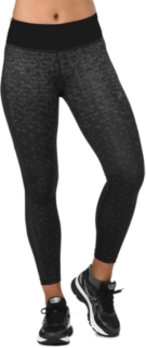 Download Women's Crop Tight Print | AOP Hex Fade Performance Black ...