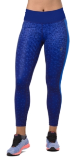 Download Women's Crop Tight Print | AOP Hex Fade Indigo Blue ...